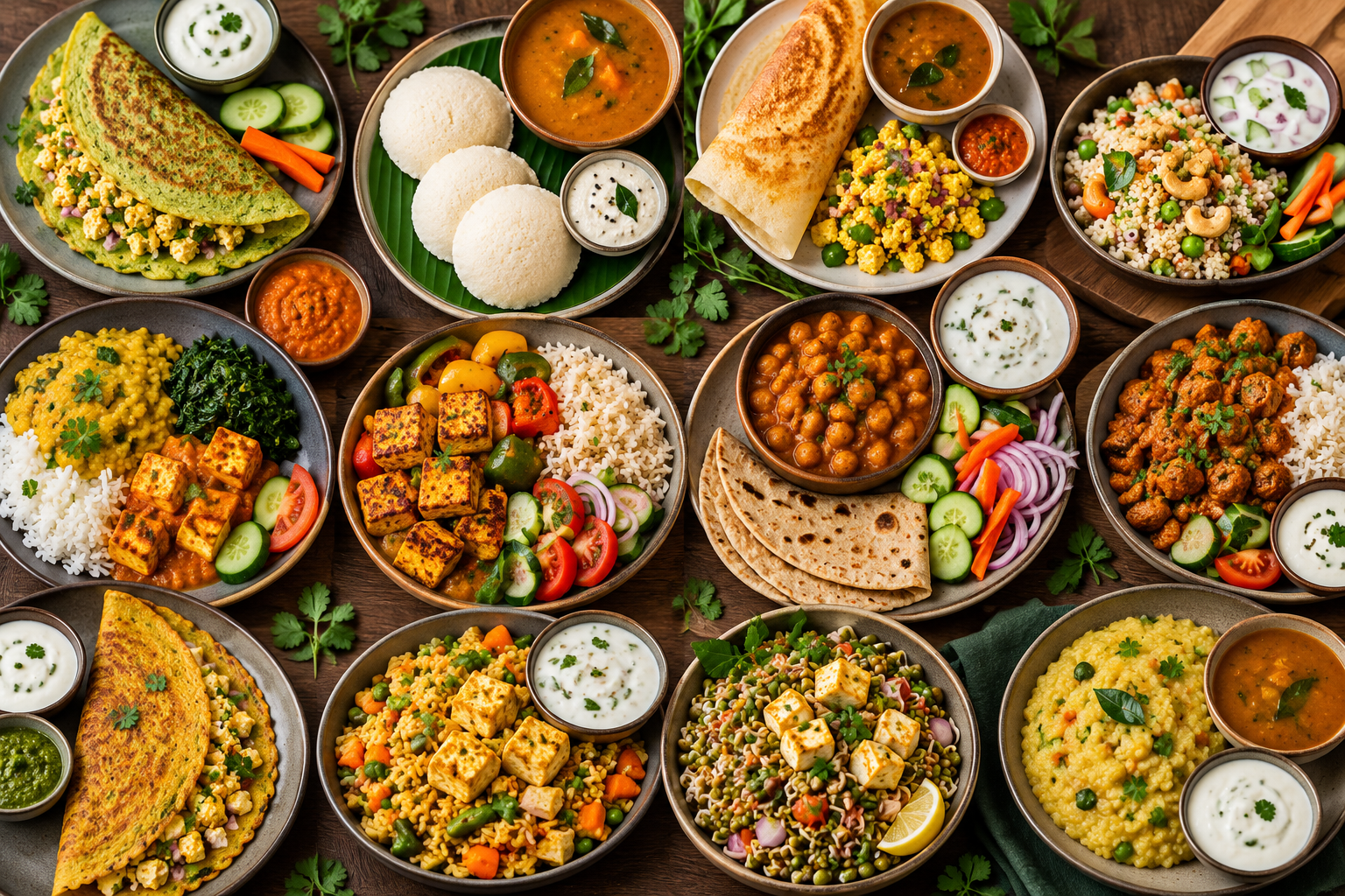 20 High-Protein Vegetarian Meals Under 600 Calories | Telugu Diet